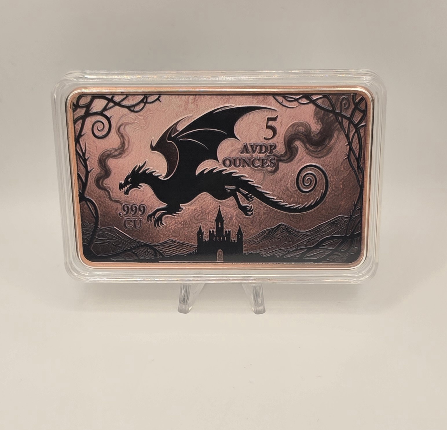 Dragon 5oz Copper Bar - Image 2