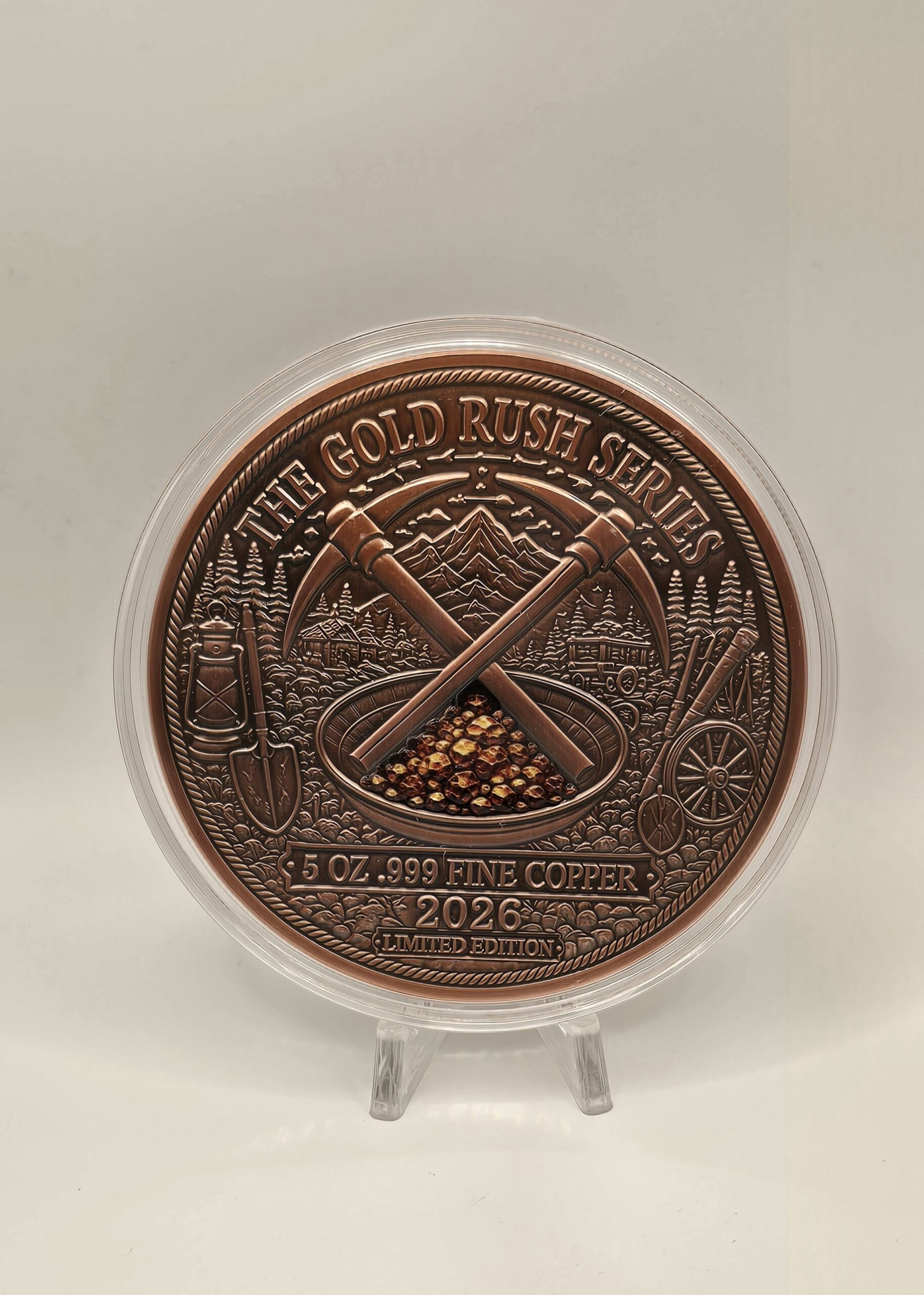 The Prospector 5oz Copper Round - Image 2