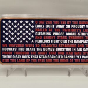 Star Spangled Banner 10oz Copper Bar
