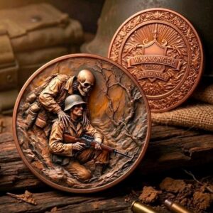 5oz Warmonger Copper Round